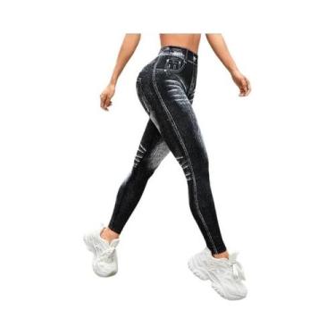 Imagem de Calças De Yoga Sem Costura De Cintura Alta Para Mulheres, Leggings De 