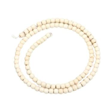 Imagem de Contas De Pedra Natural Turquesa Branca 3-20mm Contas Redondas Soltas 