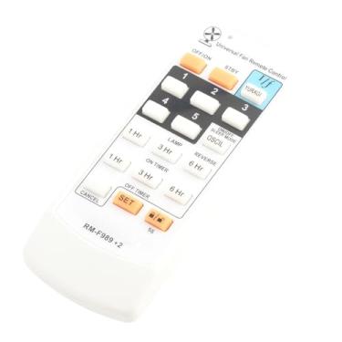 Imagem de aqxreight ABS Branco Ventilador Elétrico Universal Controle Remoto Controlador Durável para KDK ELMARK Ideal Quando é Controle Original Serviço ABS de Qualidade de Material Durável e Alto It Remote