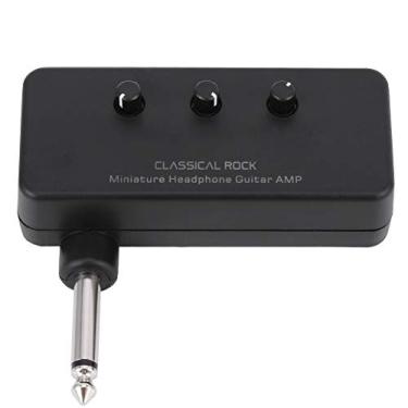 Imagem de KIMISS Flatsons Mini Alto-falante para Guitarra Elétrica F1R | Caixa de Alto-falante Compacta para Prática | Acessórios Portáteis para Guitarra Elétrica para Uso No Campus | Suporta Entrada de MP3 e