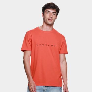 Imagem de Camiseta Slim Osklen Vintage Underwater Masculina-Masculino