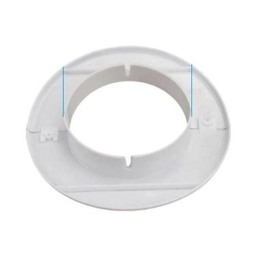 Imagem de Tampa De Entrada Para Tubo De Conduíte De Ar Condicionado Em PP De Gra