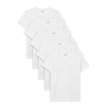 Imagem de Kit com 5 Blusas Feminina Hering 4fv5, XG