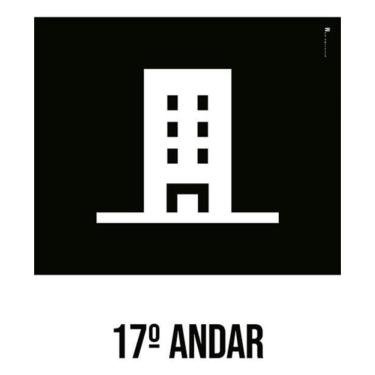 Imagem de Kit 3 Placas Desenho - 17 Andar