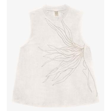 Imagem de Regata Feminina Viscotorcion Rovitex Bege, M, Bege