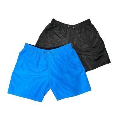 Imagem de Kit 2 Bermudas Masculinas Plus Size em Tactel com Corte Solto e Praticidade-Feminino