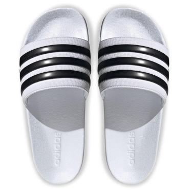 Imagem de Chinelo Adidas Adilette Shower Branco e Preto-Unissex