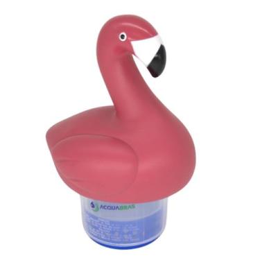 Imagem de Dosador De Pastilhas Fofinho Para Piscina Modelo Flamingo - ACQUABRAS