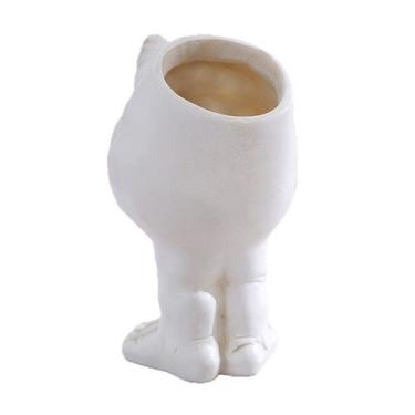 Imagem de Porta-canetas Funny Resin Face Desktop Organizer 320g - Yiweisai
