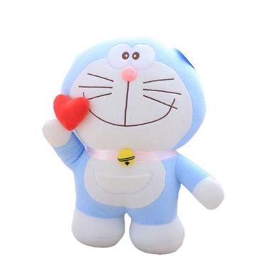Imagem de Boneca de brinquedo de pelúcia Doraemons, anime de 23 cm para decoraçã