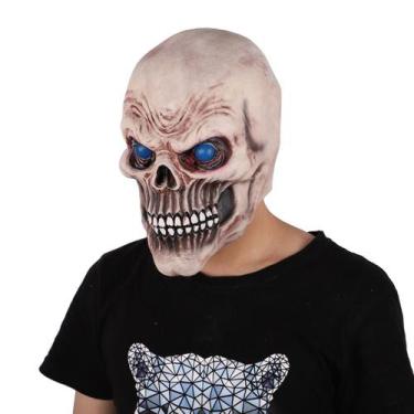 Imagem de Mask Ghosts Riders Latex para fantasia de carnaval de Halloween - yiwe