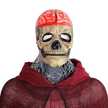 Imagem de Máscara de cosplay com máscara Open Mouth Bloody Latex Full F - yiweis