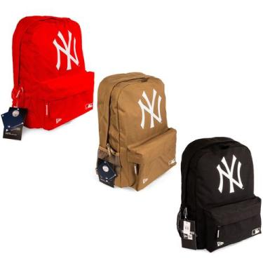 Imagem de Mochila New Era New York Yankees MLB Mala Bolsa Original, Kaki