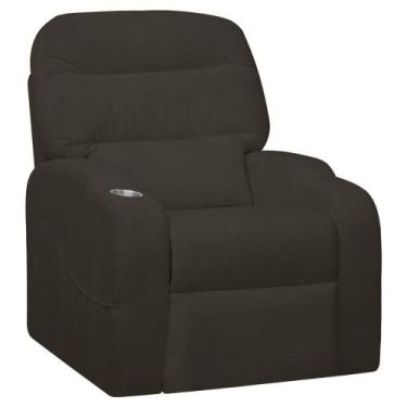 Imagem de Poltrona do Papai Reclinável King Confortável Molas Bouclê - SOFA STOR