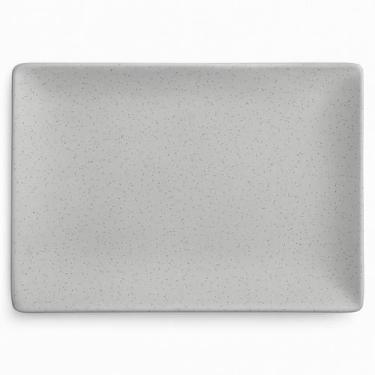 Imagem de 12 Travessas Retangular Melamina Granilite P/ Servir 24,5cm - Lyor