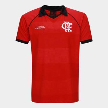 Imagem de Camiseta Flamengo Masculina - Braziline, Vermelho, G