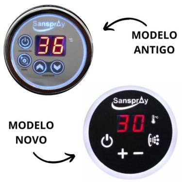 Imagem de Painel Marcador Temperatura Aquecedor Sanspray 3 Funções