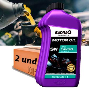 Imagem de Kit 2 Óleo 5w-30 Sintético 1l Radnaq