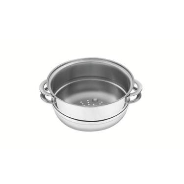 Imagem de Cozi-Vapore Tramontina Solar 20 cm 3,2 L Aço Inox
