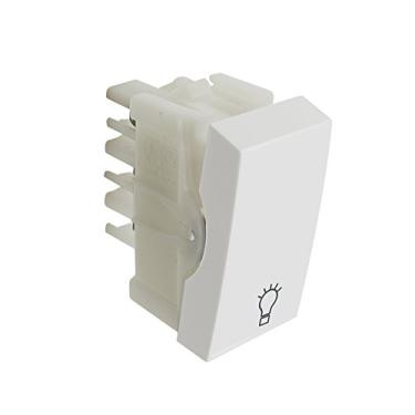 Imagem de Módulo Pulsador Minuteria, Alumbra, Siena 6002, Branco