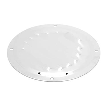 Imagem de Grelha de filtro de ar, saídas de ar resistentes e duráveis ​​tratamento de espelho de aço inoxidável para caravanas para iate para cozinha doméstica(5 polegadas (124 MM))