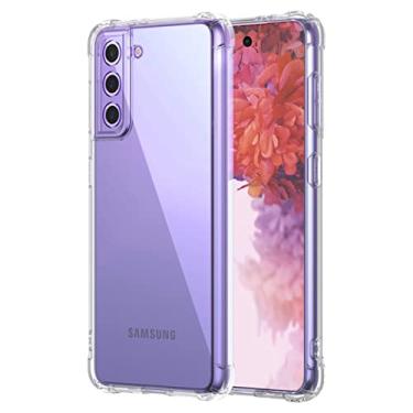 Imagem de Capa de TPU macio anti-queda para Samsung Galaxy S21 FE Ultra S21 Plus S22 S 21 S20 FE Note 20 10 9 A52 A72 A13 A53 A73 A33 Capa, Transparente, para Galaxy A73 5G