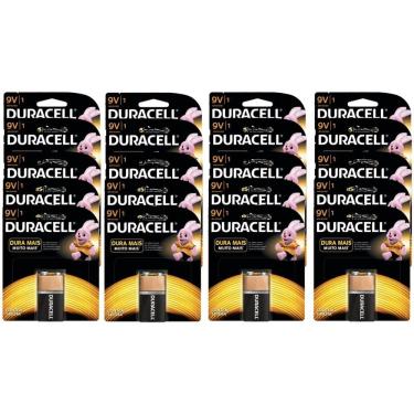 Imagem de Kit Duracell Duralock Pilha Alcalina 9V - 20 unidades