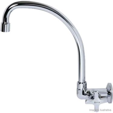 Imagem de Torneira Para Cozinha De Parede Bica Móvel Max 1168.C34 Cromado Deca
