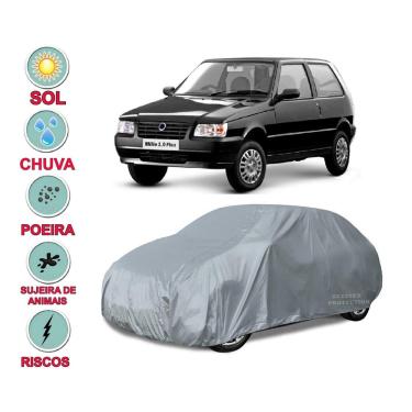 Imagem de Capa Cobrir Carro Fiat Uno Impermeável Proteção Bezzter