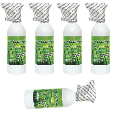 Imagem de Gramizap Spray Mata Tiriricas e ervas Daninha 500 ml Kit 5 Unididades
