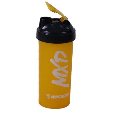 Imagem de Coqueteleira Shakeira Shaker MXD Conceito Academia Treino Hidratação Clássica Peneira 700ML (Amarelo/Preto)