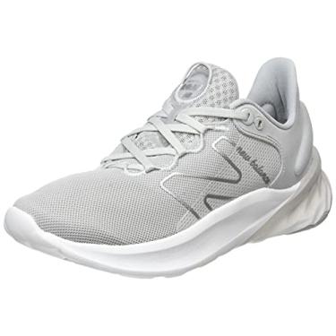 Imagem de New Balance Tênis feminino Fresh Foam ROAV V2, Alumínio claro/branco, 34