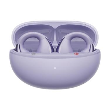 Imagem de Fones de Ouvido Abertos QCY Crossky C30, Fones Bluetooth 5.4 com Clipe, Conforto Leve, Ajuste Estável, 25 Horas de Reprodução (Roxo)