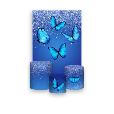 Imagem de Painel De Festa Vertical 1,50 x 2,20 + Trio De Capas Cilindro - Borbol