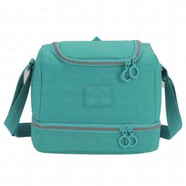 Imagem de Lancheira Bolsa Térmica UP4YOU 2 Compartimentos - Luxcel, Verde