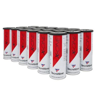 Imagem de Bola de Tênis Tecnifibre X-One Pack com 18 Latas
