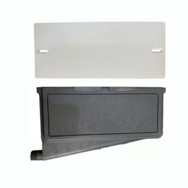 Imagem de Caixa Passagem Para Ar Condicionado + Tampa para Acabamento Branca Spl