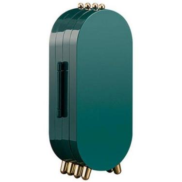 Imagem de Porta Joias Organizador De Acrílico Dobrável 3 Compartimentos c/ Espel