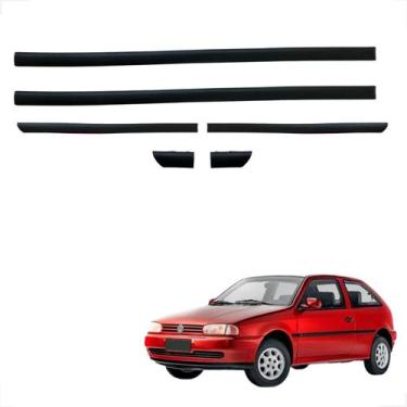 Imagem de Jogo Friso Lateral Gol Bola G2 95 96 97 98 99 Preto 4 Portas - Automot