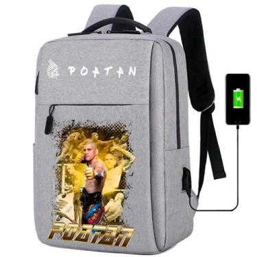 Imagem de Mochila USB Escolar Estampa Unissex Potan Notebooks, Trabalho Escola I