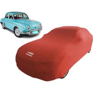 Imagem de Capa Cobrir Carro Gordini Tecido Helanca Máxima Proteção - Mz, Vermelh