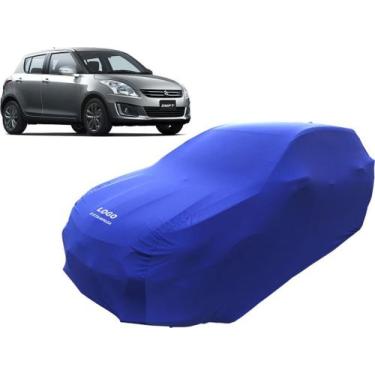 Imagem de Capa De Tecido Para Proteção Carro Suzuki Swift Luxo - Mz, Azul