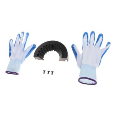 Imagem de Bothyi Apontador de bits com luvas afiar o gabarito universal multiuso moagem de bits acessórios de griger de fixação acessórios, Preto