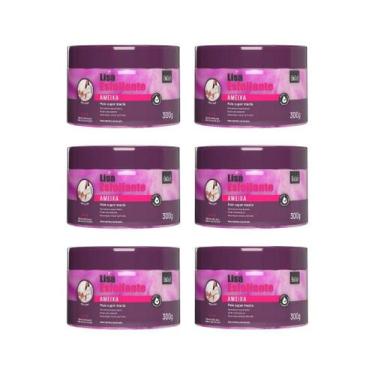 Imagem de Creme Esfoliante Soft Hair 300G Lisa Biosoft Ameixa - 6Un - Bio Soft