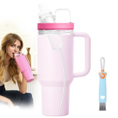 Imagem de TRANDIOU Adaptador De Copo Stanley Para Usar Cartucho Sabor, Compatível Com Copos Flowstate Quencher H2.0 40 Oz E 64 Oz, Libere Os Sabores Que Você Ama, Sem Bpa, À Prova Vazamentos, Fácil Limpar