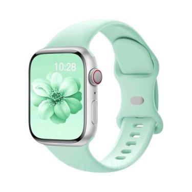 Imagem de Pulseira De Silicone De 45mm 44mm 40mm 41mm 49mm 38mm 42mm Para Apple 