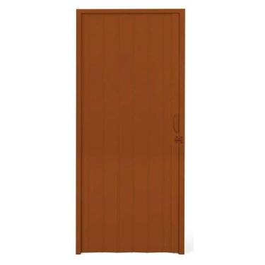 Imagem de Porta Sanfonada PVC Plastilit 0,80x2,10m Mogno