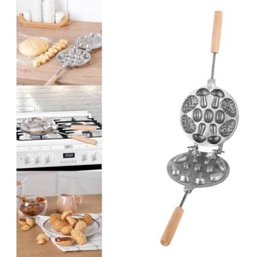 Imagem de Biscoito sortido cogumelos, nozes Oreshki, 16 frigideiras, cogumelos Oreshki, máquina de doces, 16 poços, grelha, noz, pastelaria, novo conjunto de biscoitos, pastelaria, 1-N