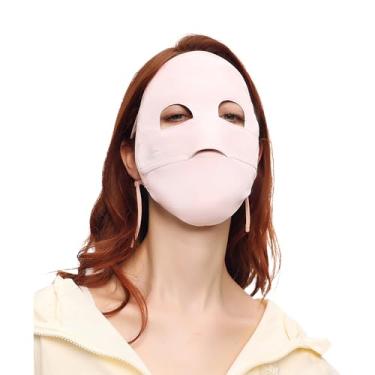 Imagem de OHGOLF Máscara Feminina Anti-Uv Com Proteção Total Para O Rosto Fps 50+, Respirável, Protetor Solar, Esportiva, Pescoço, Slf5M038T, Rosa