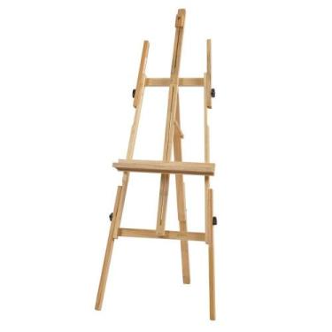 Imagem de Cavalete de Pintura 4115 Compacto Dobrável Madeira Pinus Souza
